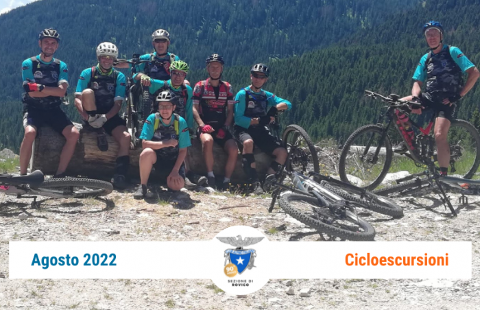 CAI Bike Rovigo ciclo-escursione agosto 2022