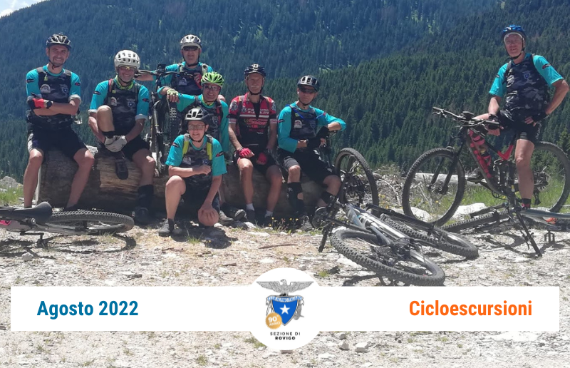 CAI Bike Rovigo ciclo-escursione agosto 2022