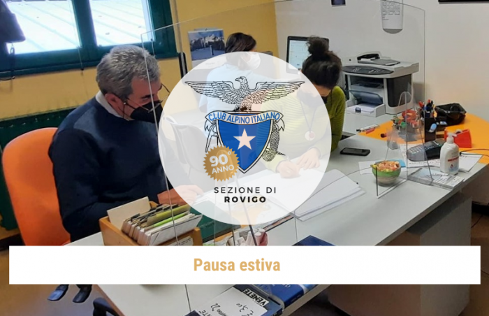 Pausa estiva CAI Rovigo