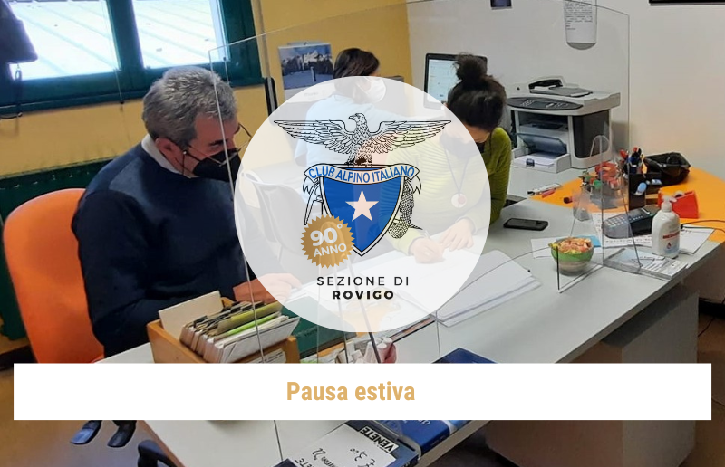 Pausa estiva CAI Rovigo