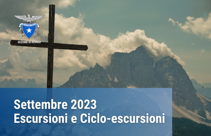 Immagine escursioni settembre 2023 CAI Rovigo