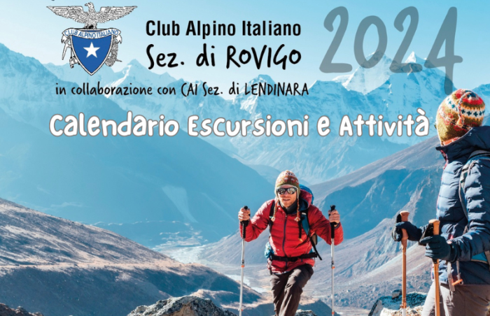 Copertina programma sociale 2024 CAI Rovigo