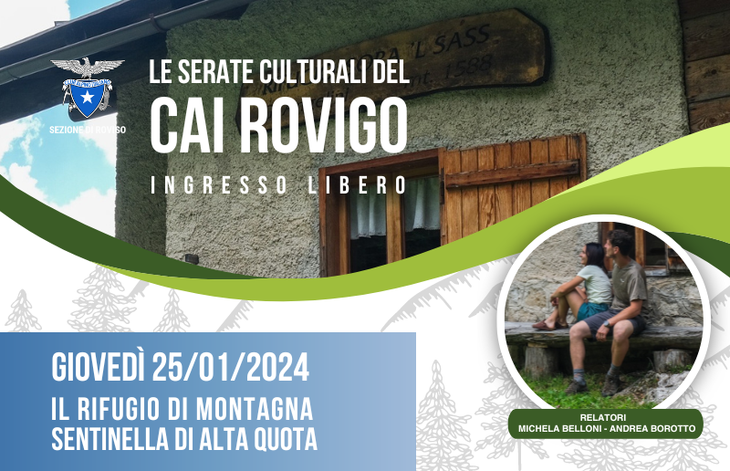 Gennaio 2024-Serata culturali CAI Rovigo