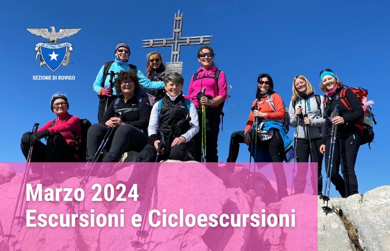 Immagine uscite Cai Rovigo - Marzo 2024